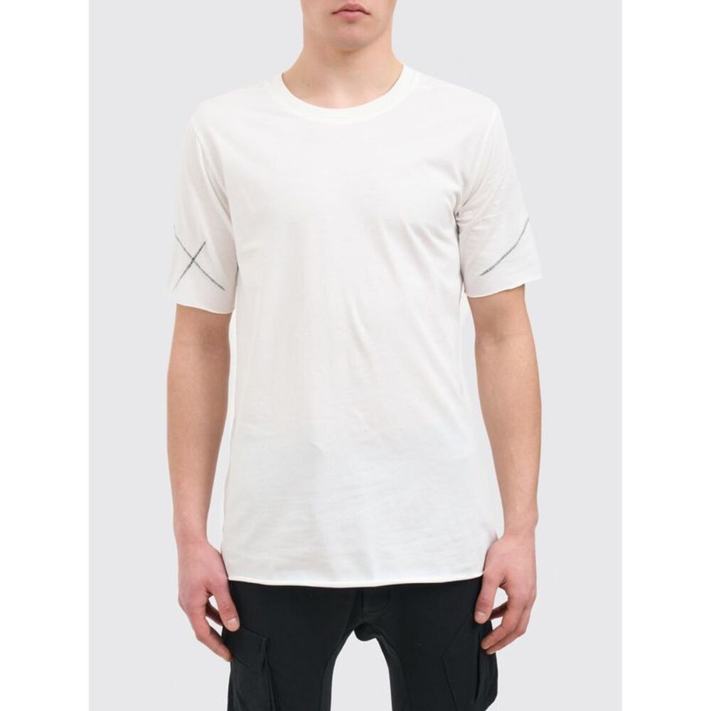 Thom Krom Men Cotton T-Shirt With Exposed Seams Thom Krom